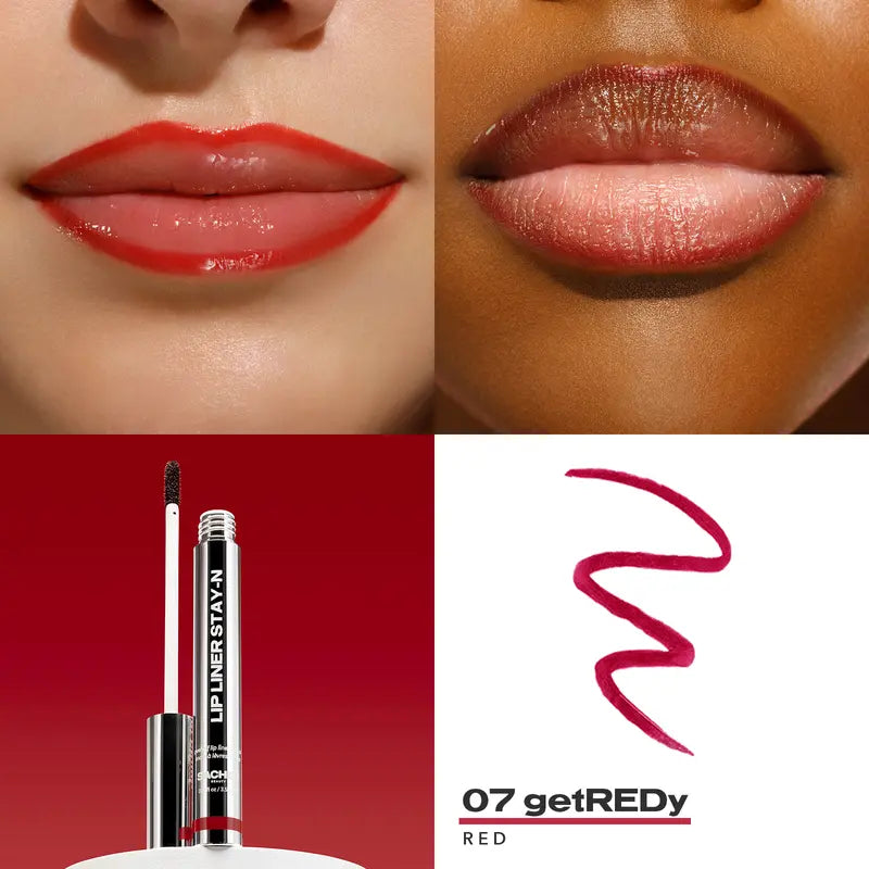 80 % DE DESCUENTO | DELINEADOR DE LABIOS STAY-N - Delineador de Labios Peel-Off indeleble - Delineador de Labios de Día y Noche con Ácido Hialurónico y Vitamina E - Fórmula de Larga Duración - 0.12 fl oz / 3.5 ml