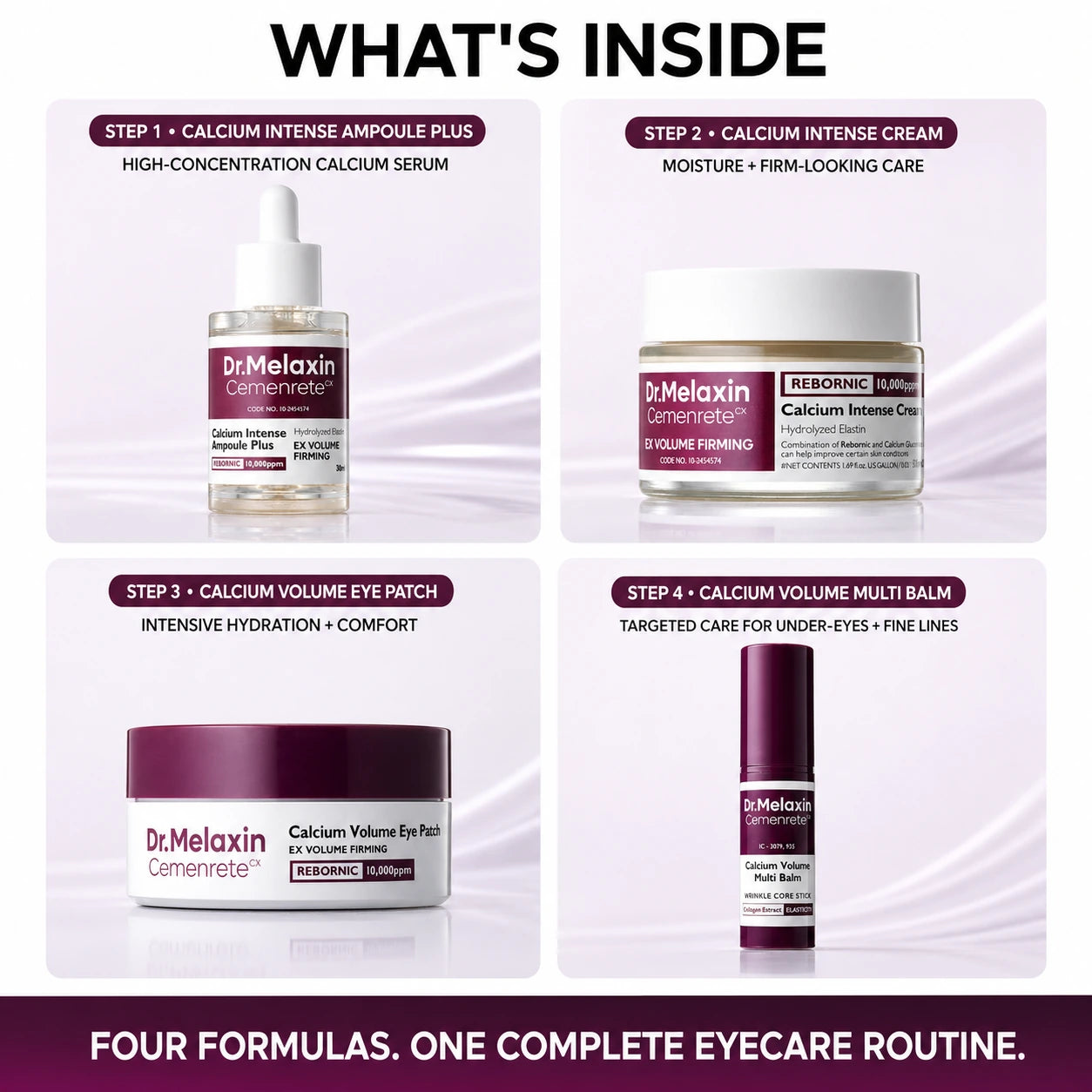 [Dr.Melaxin Official] Calcium Eyecare Routine Set