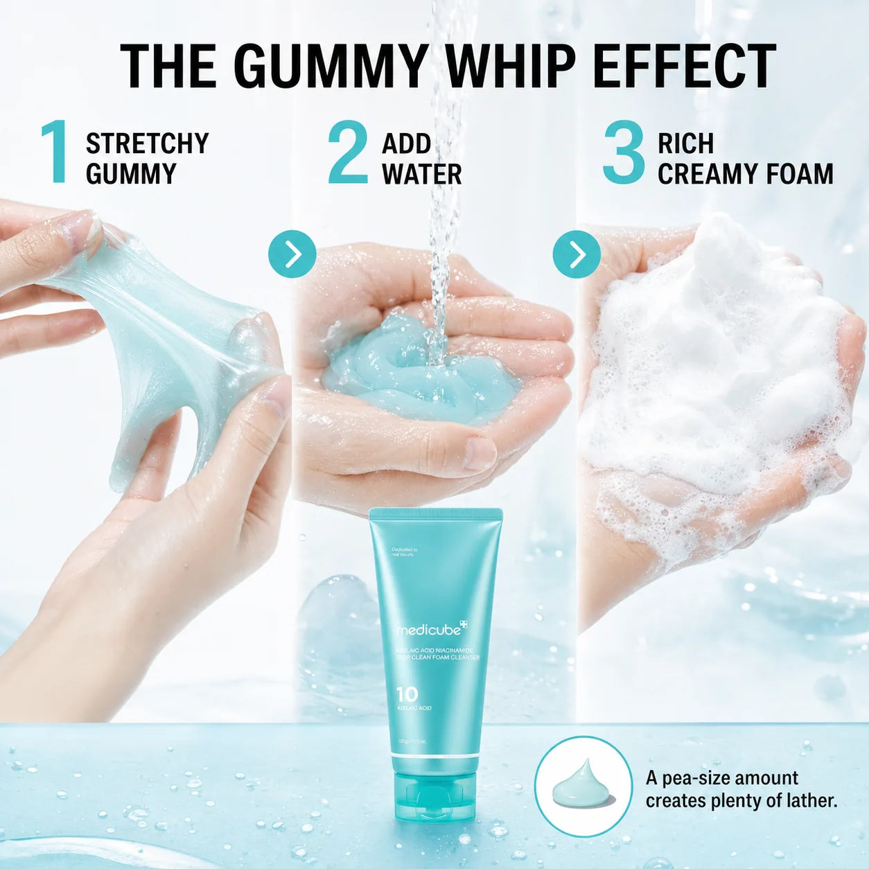 [NEW] Azelaic Acid Gummy Whip Cleanser | Cleansing Foam For Troubled Skin | Use After Spot Care & Excess Sebum Control | Niacinamide, Glycerin | Soothing, Pore Cleansing Face Wash | Korean Skincare