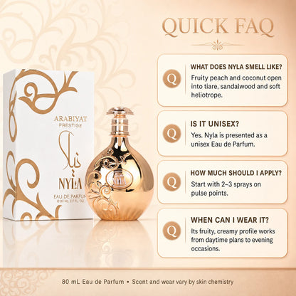 Arabiyat Prestige Nyla EDP Eau de Parfum For Women And Men