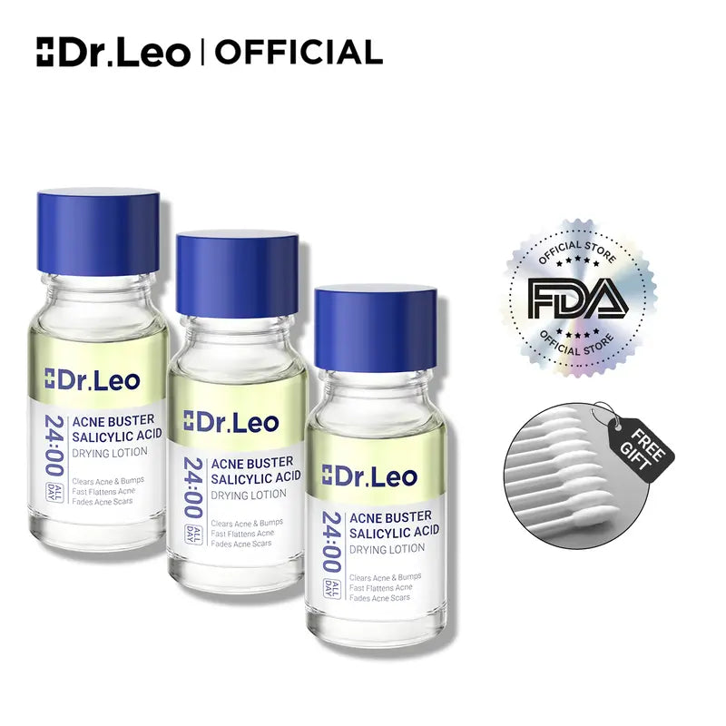 Dr.Leo 24H Acne & Pimple Treatment Drying Lotion | Salicylic Acid + Sulfur + Niacinamide | Viral Product | Inflammation Relief, Post-Blemish Care & High Pressure Pimple Relief