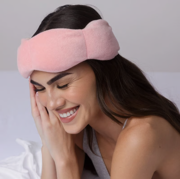 Nodpod Sleep Mask - The Weighted Blanket For Your Eyes, Calming Eyemask for Deep Sleep, Side-Sleeping Friendly, 100% Blackout, Patented Strap-Free Design