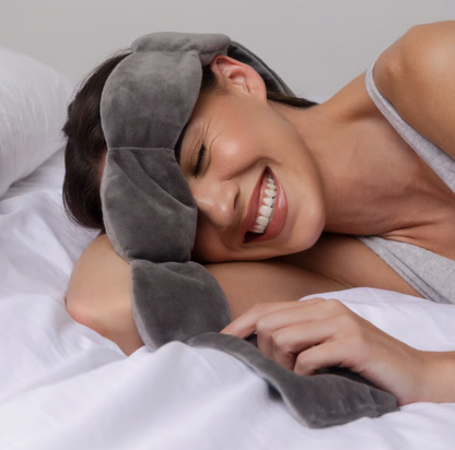 Nodpod Sleep Mask - The Weighted Blanket For Your Eyes, Calming Eyemask for Deep Sleep, Side-Sleeping Friendly, 100% Blackout, Patented Strap-Free Design