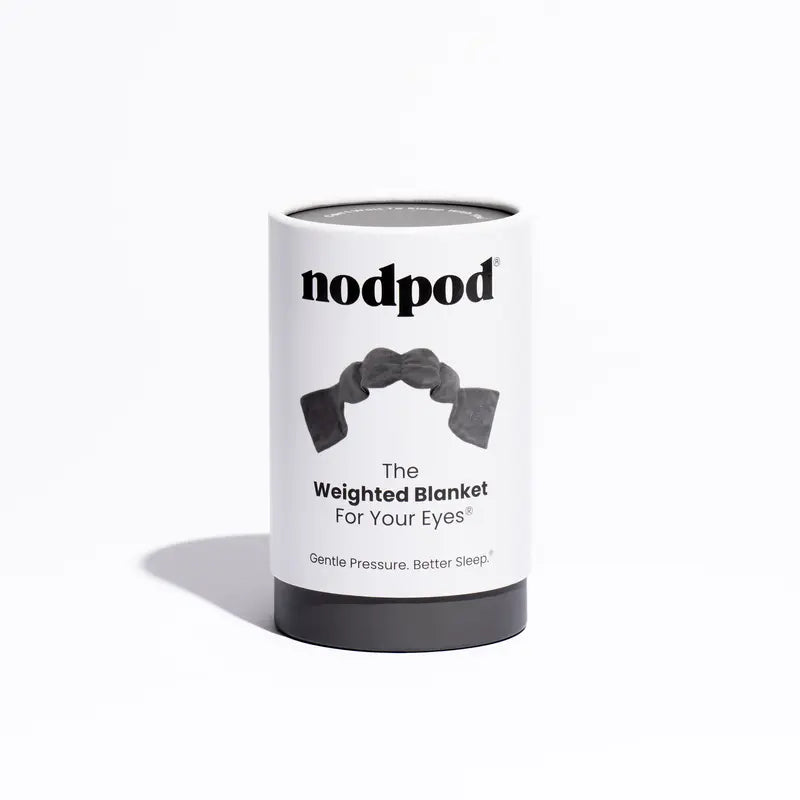 Nodpod Sleep Mask - The Weighted Blanket For Your Eyes, Calming Eyemask for Deep Sleep, Side-Sleeping Friendly, 100% Blackout, Patented Strap-Free Design