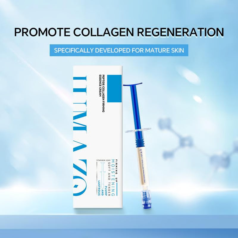 LUMAZO-Polypeptide Collagen Elastic Essence Cream Moisturizing Hydrating Firming Low Irritating Serum