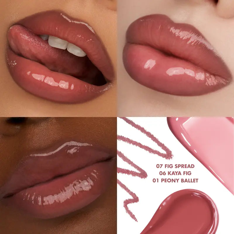 rom&nd LIP VOLUME HACK TRIO (3 Shades, Lip Mate Pencil 0.5g & Melting Balm 3.5g & Color Gloss 4g)