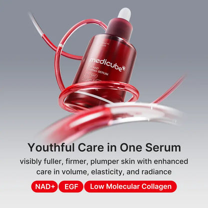 [NEW]  NAD+ EGF Firming Serum | NAD+, EGF, Collagen Extract, Anti-aging, Plumping, Radiance Boosting Serum | Cares for Look of Fine Lines, Skin Elasticity & Firmness For Youthful-looking Skin (30ml / 1.01 fl. oz.) | Korean Skincare, K-Beauty