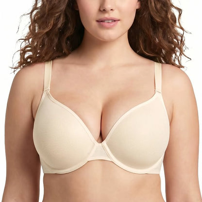 HSIA Seraphina Air Light Breathable Sheer Mesh Halter Bra Plus Size Summer Unlined Full Coverage Bra Underwire Support Non Padded Bra Lightweight Convertible Multiway 5-Way Wear Front Adjustable Detachable Straps Comfort Everyday Womenswear