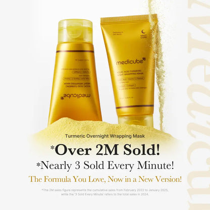 Kojic Acid Turmeric Night Wrapping Mask | Overnight Wrapping Mask, Morning Shed, Turmeric, Niacinamide, Vitamin C