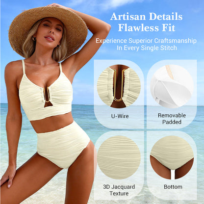 Women's Push Up High Waist Bikini  👙