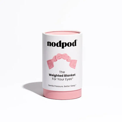 Nodpod Sleep Mask - The Weighted Blanket For Your Eyes, Calming Eyemask for Deep Sleep, Side-Sleeping Friendly, 100% Blackout, Patented Strap-Free Design