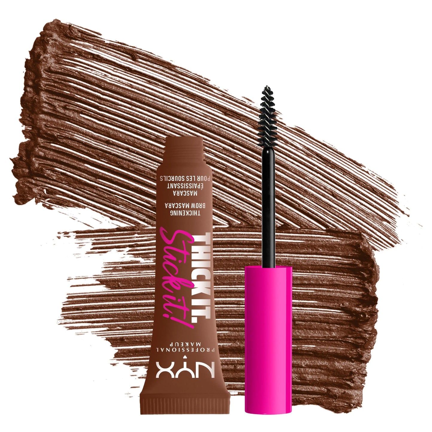 Thick It Stick It Thickening Brow Mascara, Eyebrow Gel, NYX Professional Makeup