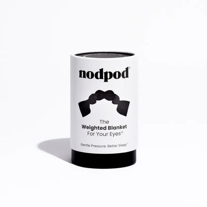 Nodpod Sleep Mask - The Weighted Blanket For Your Eyes, Calming Eyemask for Deep Sleep, Side-Sleeping Friendly, 100% Blackout, Patented Strap-Free Design