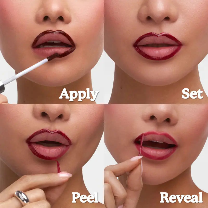 LIP LINER STAY-N - Peel-Off Lip Liner Stain - All Day & Night Lipliner with Hyaluronic Acid & Vitamin E - Long Lasting Formula - 0.12 fl oz / 3.5 ml