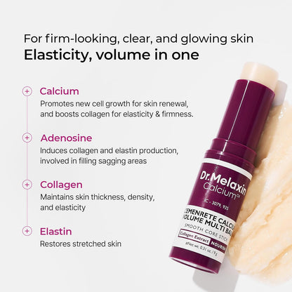 Cemenrete Calcium Multi Balm 9g Korean Skin Care All In One Calcium Volume Stick Collagen Wrinkles Face Eye treatment Balm