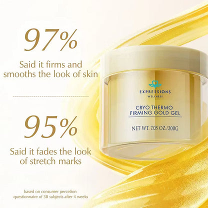 15-Day Fast-Acting Anti Cellulite Sculpting & Tightening Burn Gold Massage Cream | Cryo Thermo Firming Gold Gel for Belly Thigh But & Arm| WELLENESS，Refreshing Formula | Unisex Body Contouring Treatment for Men & Women