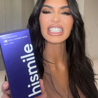 [Recommended by Kim Kardashian] Hismile V34 Colour Corrector - Tooth Stain Concealer, Temporary Brightening Booster, Purple Toothpaste, Colour Correcting