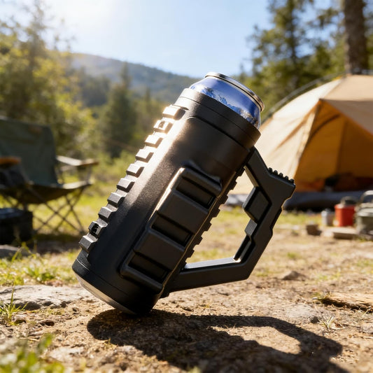 Tactical Assault Can Holder, Assault-Style Tactical Insulation Sleeve, Multi-Function Double Tactical Reload Can Holder, Portable Party Beverage Holder Insulation Sleeve