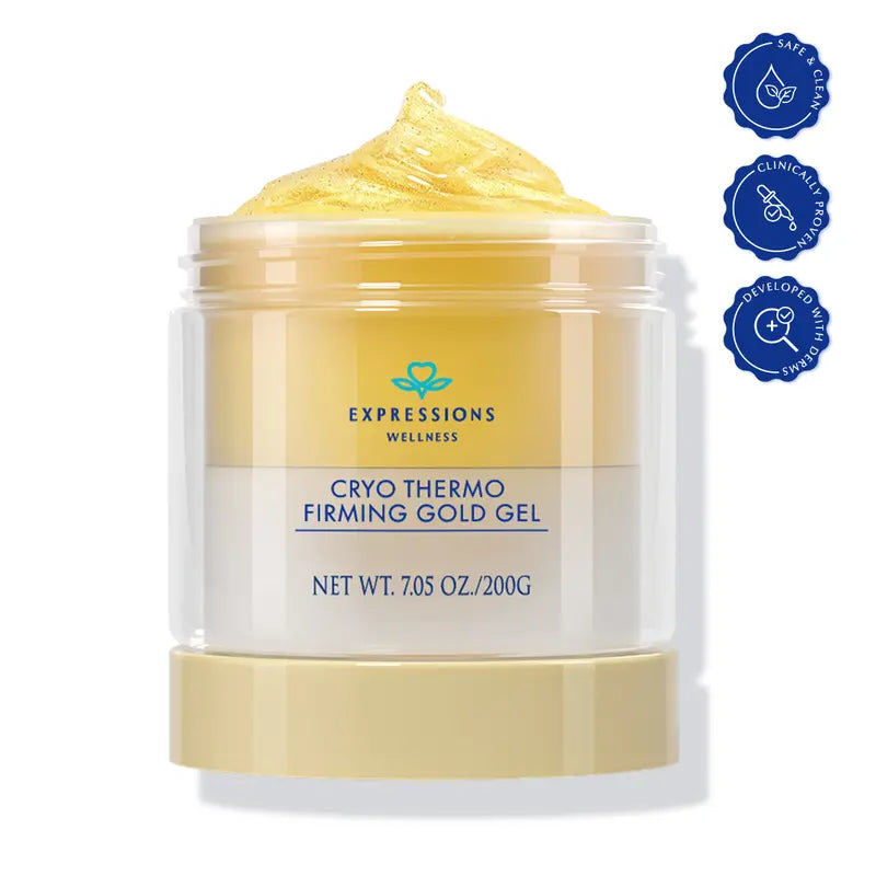 15-Day Fast-Acting Anti Cellulite Sculpting & Tightening Burn Gold Massage Cream | Cryo Thermo Firming Gold Gel for Belly Thigh But & Arm| WELLENESS，Refreshing Formula | Unisex Body Contouring Treatment for Men & Women