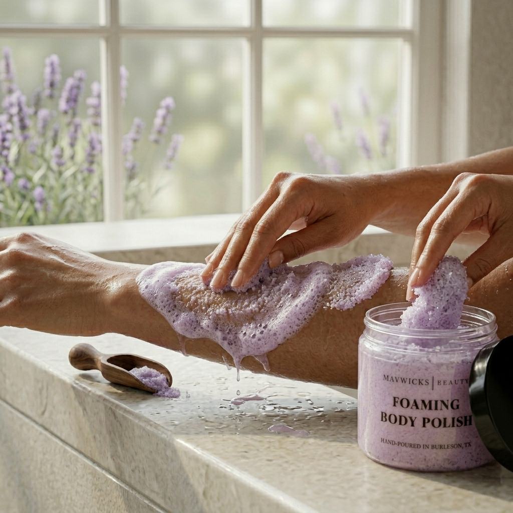 Mavwicks Foaming Body Polish - Luxury Exfoliating Scrub