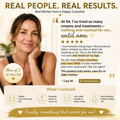 15-Day Fast-Acting Anti Cellulite Sculpting & Tightening Burn Gold Massage Cream | Cryo Thermo Firming Gold Gel for Belly Thigh But & Arm| WELLENESS，Refreshing Formula | Unisex Body Contouring Treatment for Men & Women
