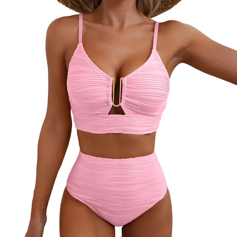 Women's Push Up High Waist Bikini  👙