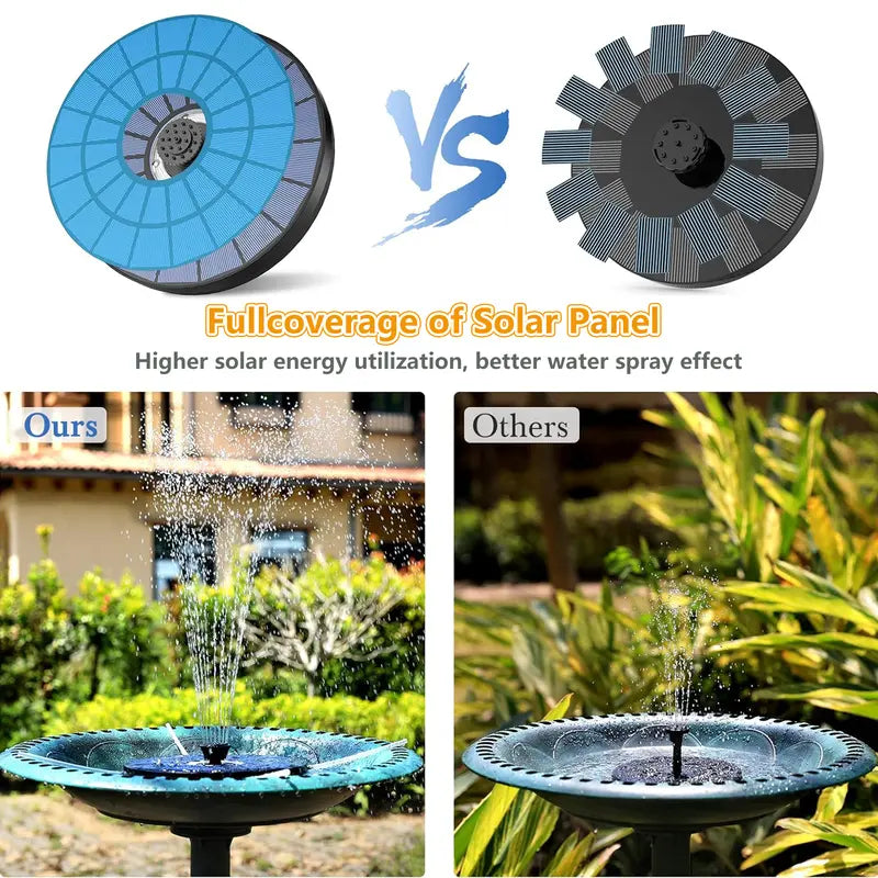 🔥Final 3 Hours 50% OFF🌞QIAWI Solar Power 5.5W LED Fountain