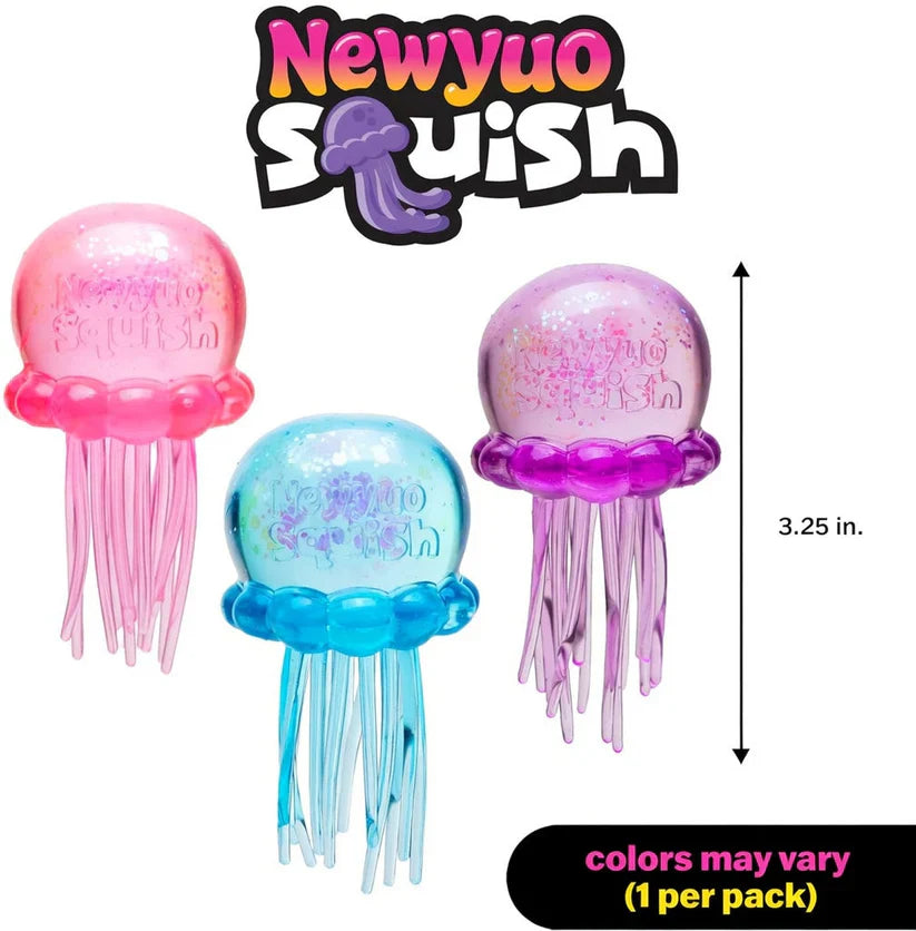 Soft Gel Filled Sensory Squeeze Toy, Stretchy Elastic Squishy Stress Relief Ball, Calming Anxiety Reducing Hand Fidget, Cute Relaxing Jelly Texture, Fun Portable Handheld Squeeze Toy Gift for All Ages