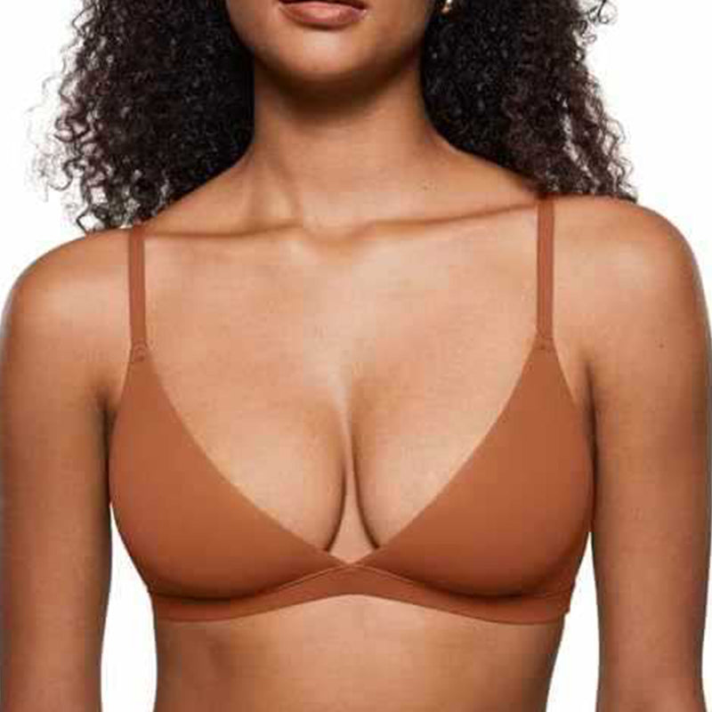 👙50% OFF NOW! Women's Wire‑Free Jelly Support Triangle Bralette‑Seamless Soft Padded Wireless Bra, Gentle Lifting Shaping Invisible Everyday Underwear