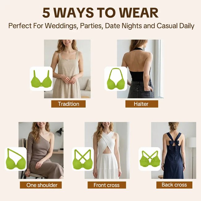 HSIA Seraphina Air Light Breathable Sheer Mesh Halter Bra Plus Size Summer Unlined Full Coverage Bra Underwire Support Non Padded Bra Lightweight Convertible Multiway 5-Way Wear Front Adjustable Detachable Straps Comfort Everyday Womenswear
