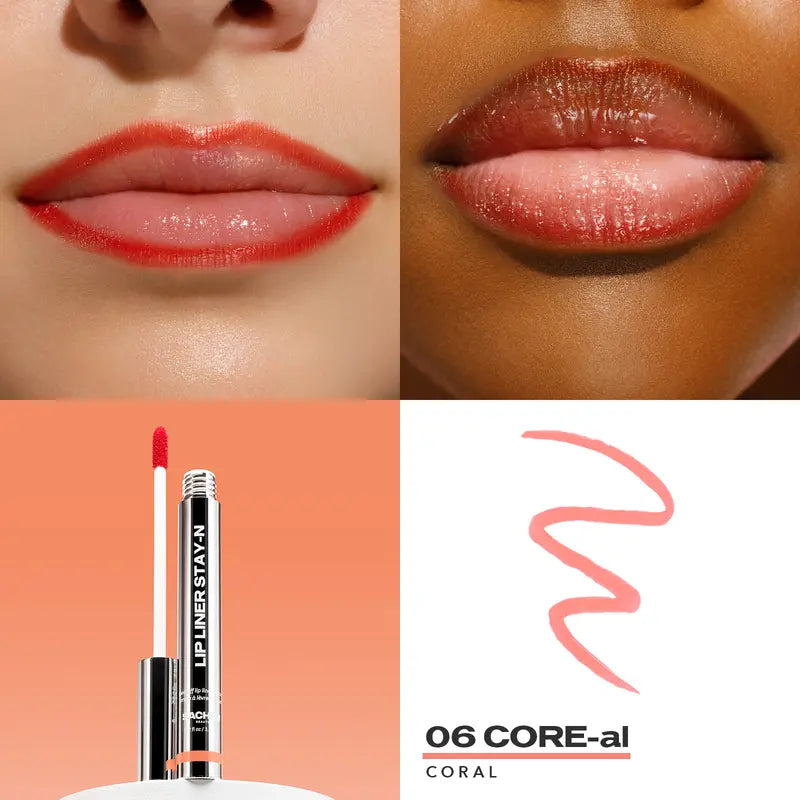 80% OFF | LIP LINER STAY-N - Peel-Off Lip Liner Stain - All Day & Night Lipliner with Hyaluronic Acid & Vitamin E - Long Lasting Formula - 0.12 fl oz / 3.5 ml