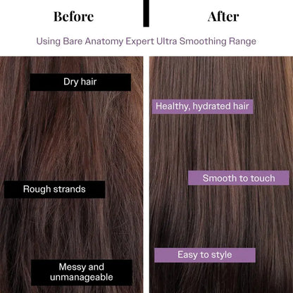 Bare Anatomy Ultra Smoothing Hair Trio – Shampoo, Mask & Serum