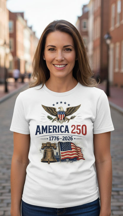 🎉America 250™ 🎉– 1776–2026 Patriotic Commemorative T-Shirt