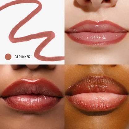 LIP LINER STAY-N - Peel-Off Lip Liner Stain - All Day & Night Lipliner with Hyaluronic Acid & Vitamin E - Long Lasting Formula - 0.12 fl oz / 3.5 ml