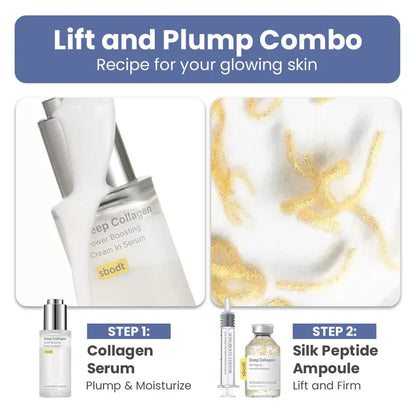 Silk Lifting Peptide Ampoule | Intensive Collagen Care Set [Silk Collagen & Peptide Face-Lift Duo]